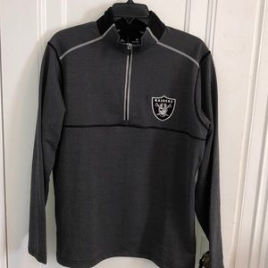 Raiders Quarter Zip pullover
